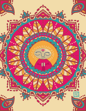 Load image into Gallery viewer, ॐ MANDALA NOTECARDS (Bright Bundle)