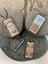 Load image into Gallery viewer, ॐ Framed Wearable Jizō Art Pendants